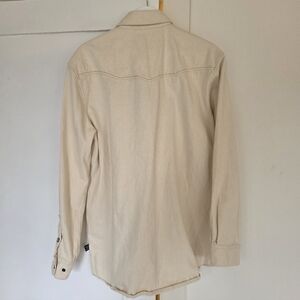 Howler Brothers Dust-Up Denim Cream Button-Up Shirt XL